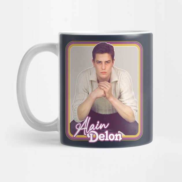 Alain Delon / Retro Francophile Design by DankFutura